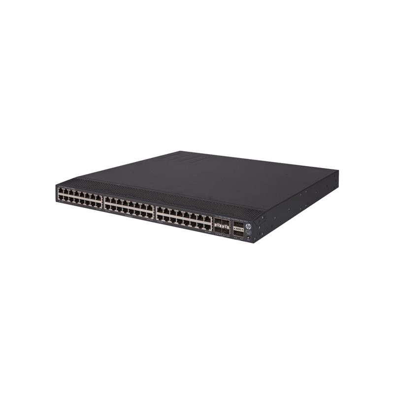 HP Switch 1000Mbit, 48xTP + 4xSFP+-Slot + 2xQSFP+-Slot, 5700-48G-4XG-2QSFP+, * ohne Netzteil/Fan Tray!* - 133025 - 2