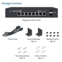 Ubiquiti EdgeSwitch 8 / 8 Gigabit RJ45 Ports / 2 SFP Ports / 150W / ES-8-150W - 133248 - 2