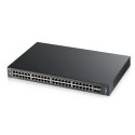 Zyxel Switch full managed Layer3 52 Port &bull 48x 1 GbE &bull 4x SFP+ &bull 19" &bull NebulaFlex Pro &bull XGS2210-52 - 133307 