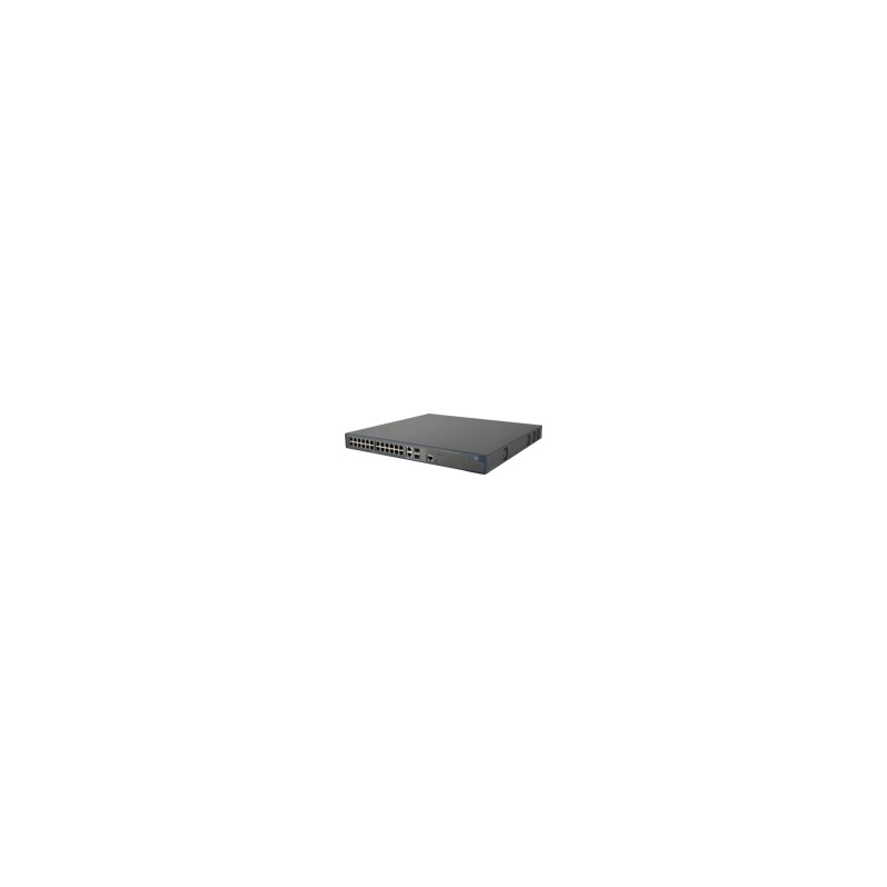 HP Switch, 100Mbit 24xTP, 1000Mbit 2xTP/SFP-Slot, 3100-24-PoE v2 EI, - 133955 - 1
