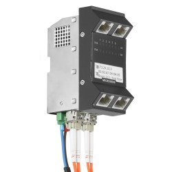 Microsens installation switch GBE 6 port, vert.. installation, 4xRJ45, 2xSFP, PoE+, MS440217PM-48G6 - 134679 - 1