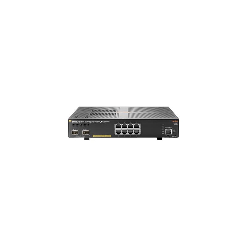 HP Switch 1000Mbit, 8xTP, 2xSFP/SFP+-Slot, 2930F-8G-POE+-2SFP+, - 134737 - 1