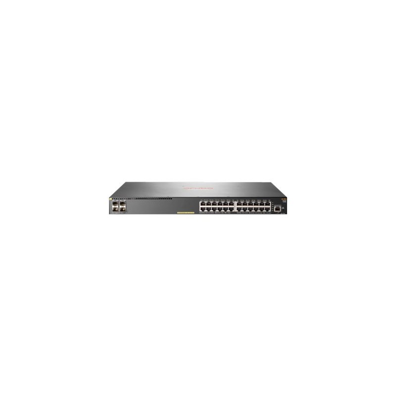 HP Switch 1000Mbit, 24xTP, 4xSFP/SFP+-Slot, 2930F-24G-PoE+-4SFP+, - 134784 - 1