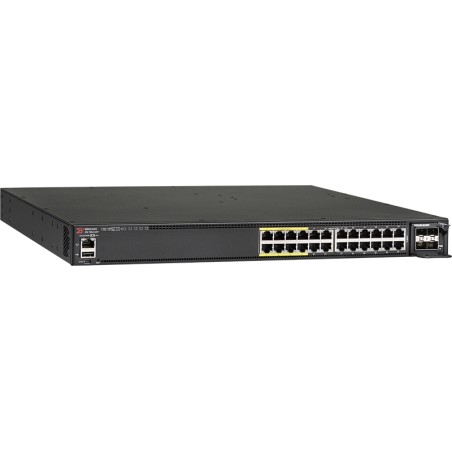 CommScope RUCKUS Networks ICX 7450 Switch 24-port 1 GbE switch PoE+ bundle includes 4x10G SFP+ uplinks, 2x40G QSFP+ - 135152 - 1