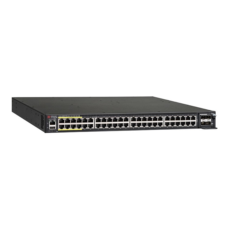 CommScope RUCKUS Networks ICX 7450 Switch 48-port 1 GbE switch PoE+ bundle includes 4x10G SFP+ uplinks, 2x40G QSFP+ - 135162 - 1