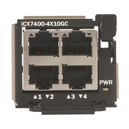 CommScope RUCKUS Networks ICX Switch zub. ICX 7450 4-port 1/10GbE 10GBase-T Copper Module - 135191 - 1