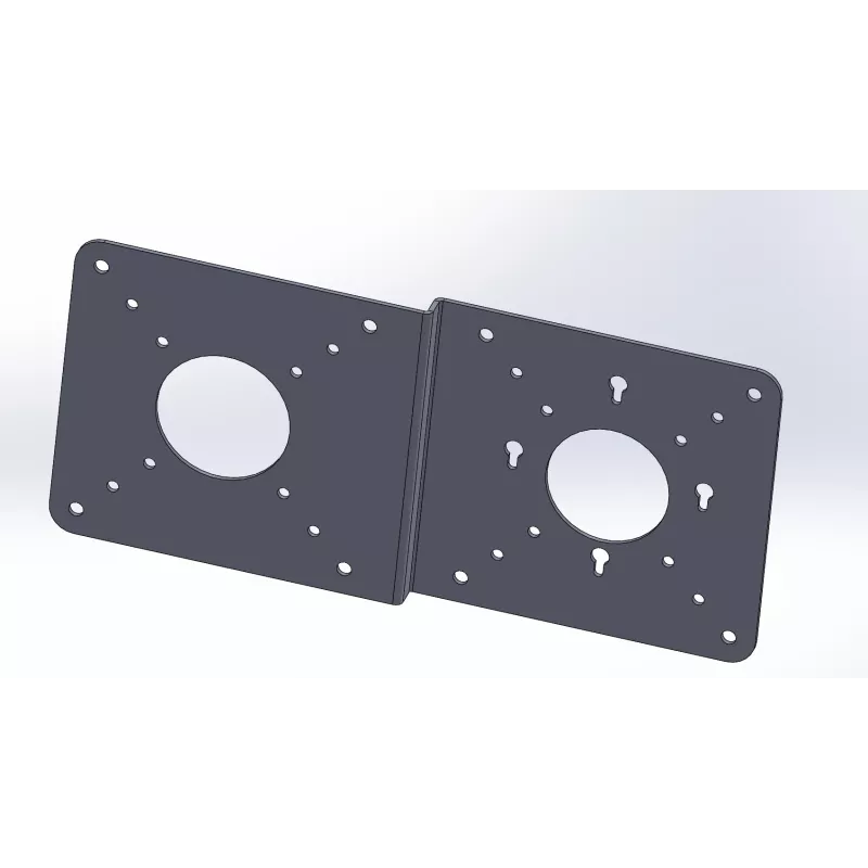 VESA adapter plate mini PC to VESA monitor mount - 149144 - 2