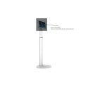 VESA Standfuß Halterung höhenverstellbar für Tablet, Display, Monitor 7,5cm/10cm, weiß - 198302 - 3