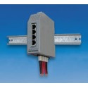 Microsens Profi Line Switch industrial 4x10/100TX mit PoE / 2x100FX-SC, MS650502PM-48 - 80434 - 1