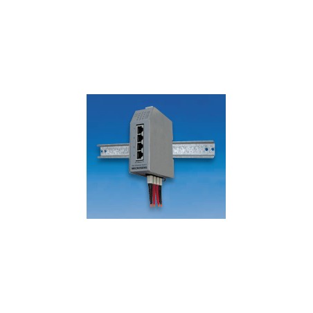 Microsens Profi Line Switch industrial 4x10/100TX mit PoE / 2x100FX-SC, MS650502PM-48 - 80434 - 1