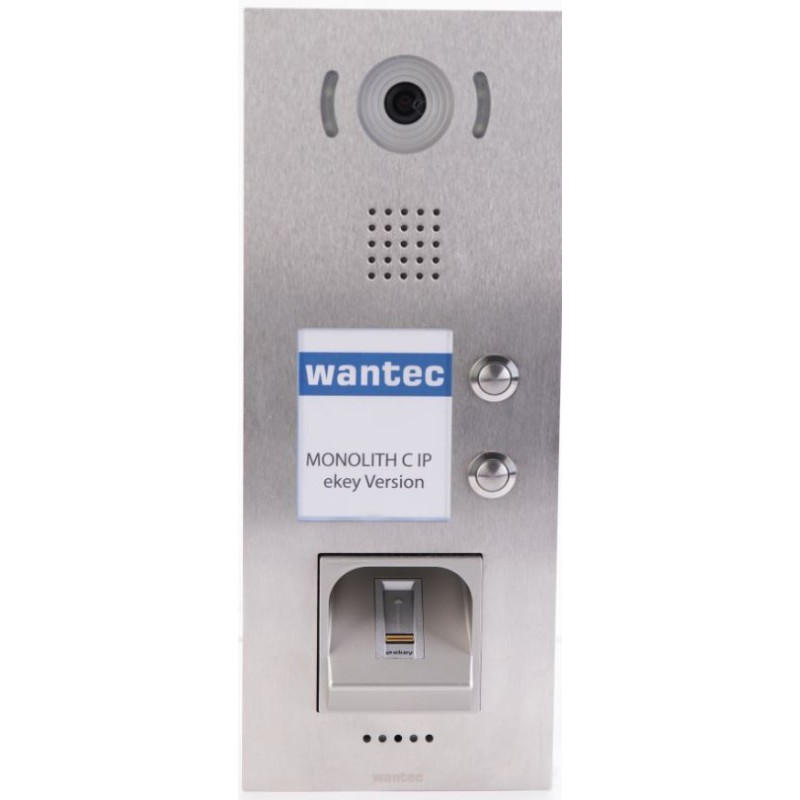 Wantec TFE MONOLITH C 300 IP Vision 2 Tasten + Kamera + ekey - 128371 - 1