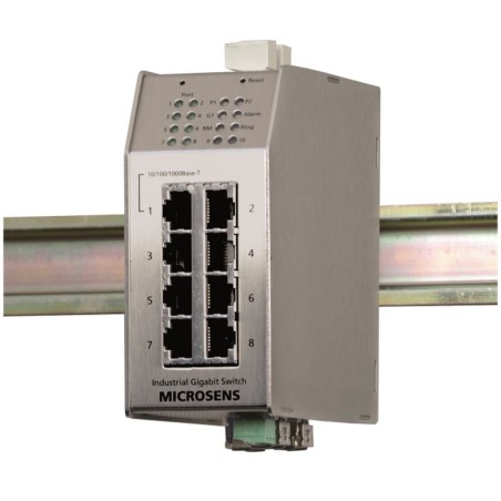 Microsens Profi Line industrial 10port Switch 1x Gigabit Dual, 7x 10/100, 3x SFP, MS650869MX-V2 - 102397 - 1