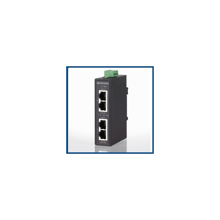 Microsens Entry Line compact PoE+ industrial injector for DIN rail, MS656030 - 105900 - 1