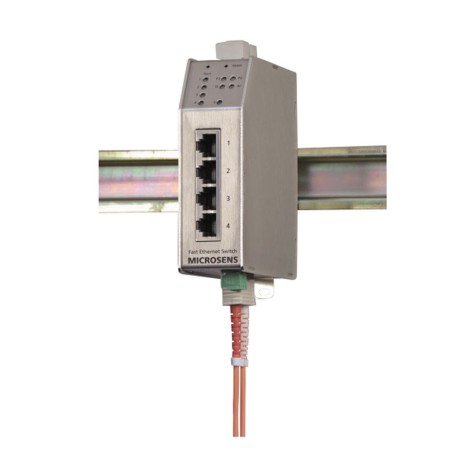 Microsens Profi Line Switch industrial FE, PoE, 4xRJ45, 2xSC, MS650462PM-48 - 106541 - 1