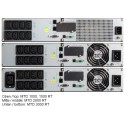 Effekta MTD RT Lineinter. USV,2000VA, 5min bei cos phi 0,7 , MTD2000RT, USB+RS232, Schwarz, Tower/19", - 116035 - 1