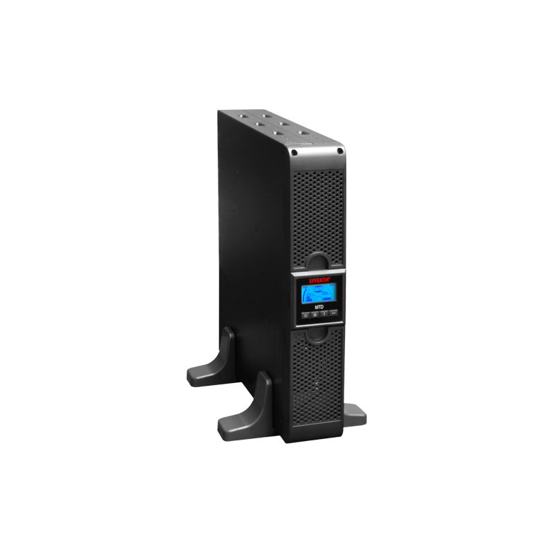 Effekta MTD RT Lineinter. USV,2000VA, 5min bei cos phi 0,7 , MTD2000RT, USB+RS232, Schwarz, Tower/19", - 116035 - 2
