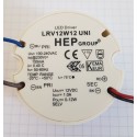 HEP power supply - 12V 12W - HEP for flush-mounted box - 107727 - 2