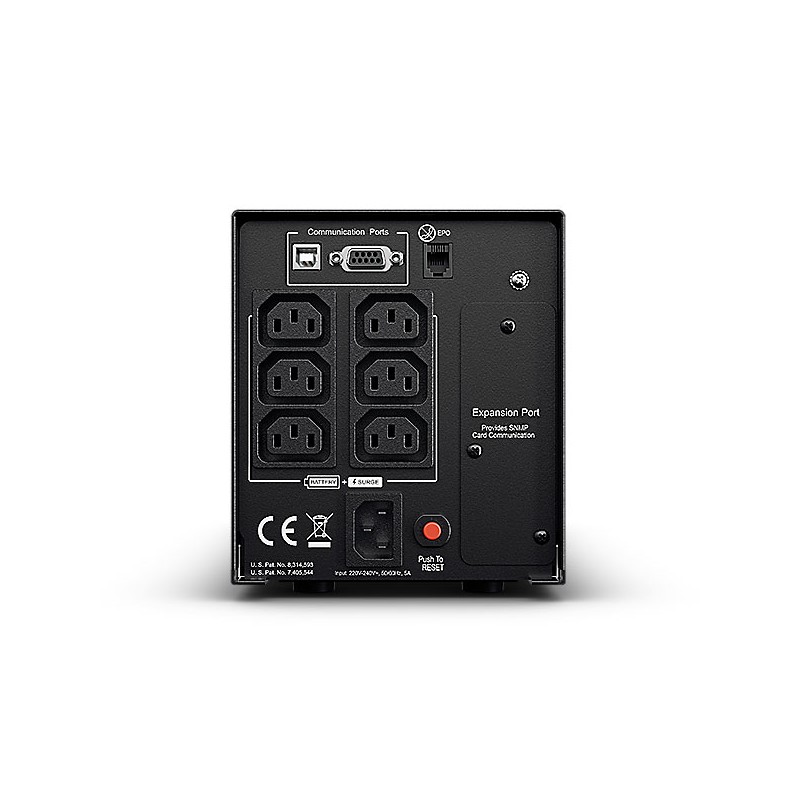 CyberPower USV, PR Tower-Serie, 750VA/675W, Line-Interactive, reiner Sinus, LCD, USB/RS232, - 119424 - 3