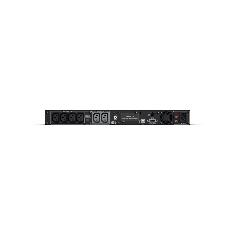 CyberPower USV, PR Tower/19"-Serie, 1000VA/670W, 1HE, Line-Interactive, reiner Sinus, LCD, USB/RS232, 5min, - 119436 - 2