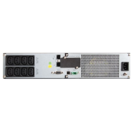 Effekta MTD RT Lineinter. USV,1000VA, 7min bei cos phi 0,7 , MTD1000RT, USB+RS232, Schwarz, Tower/19", - 127654 - 1