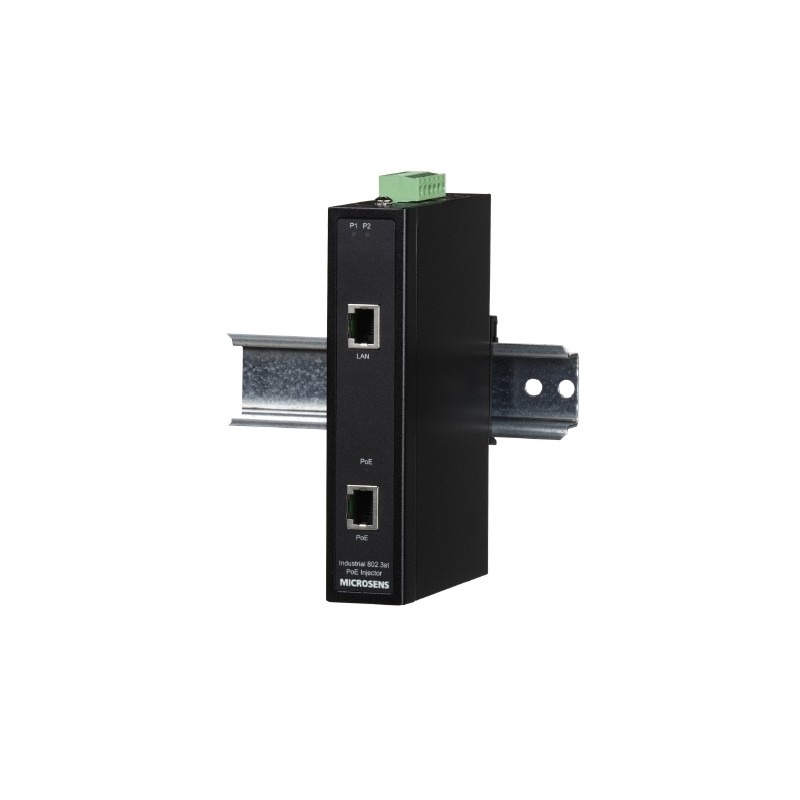 Microsens PoE+ Industrie Injector für Hutschiene, MS657031X - 139629 - 1