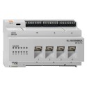 Rutenbeck Switch für REG/DIN-Montage, 10x 10/100/1000M(4x RJ45), SR 10TX GB PoE, - 140347 - 1