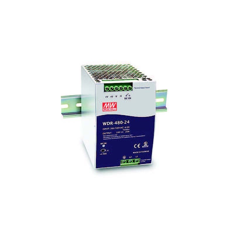 Mean Well power supply - 24V 480W DIN rail - 120204 - 1