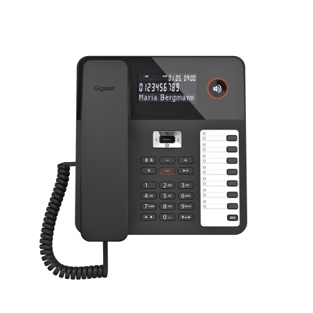 Gigaset DESK 800A, black / analogue telephone - 221802 - 1