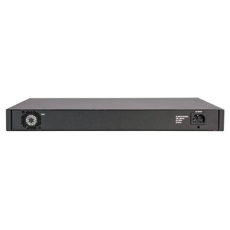 CommScope RUCKUS ICX8200-48 Switch, 48x10/100/1000 Mbps ports, 4x25 GbE SFP28 stacking/uplink-ports - 213753 - 2
