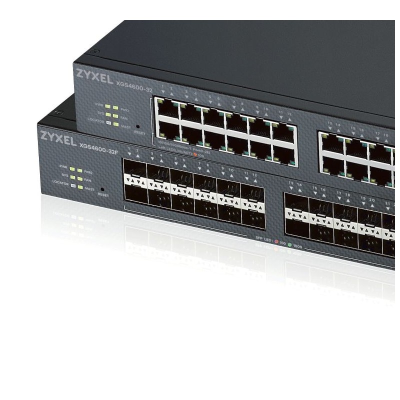 Zyxel Switch full managed Layer3 32 Port &bull 24x 1 GbE &bull 4x 1 Gb Combo &bull 4x SFP+ &bull 19" &bull NebulaFlex Pro &bull 