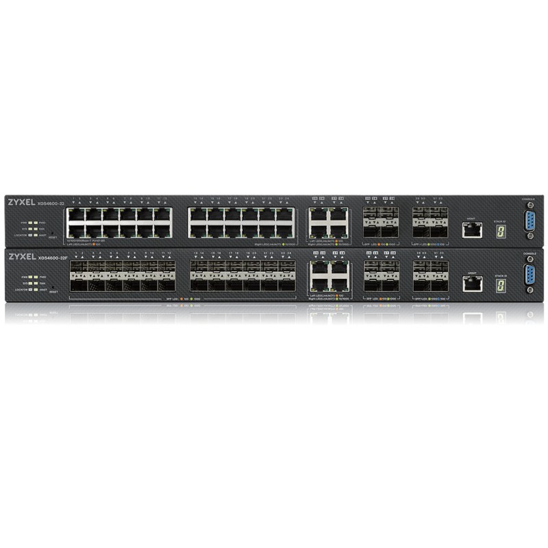 Zyxel Switch full managed Layer3 32 Port &bull 24x 1 GbE &bull 4x 1 Gb Combo &bull 4x SFP+ &bull 19" &bull NebulaFlex Pro &bull 