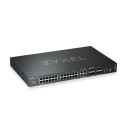 Zyxel Switch full managed Layer3 32 Port &bull 24x 1 GbE &bull 4x 1 Gb Combo &bull 4x SFP+ &bull 19" &bull NebulaFlex Pro &bull 