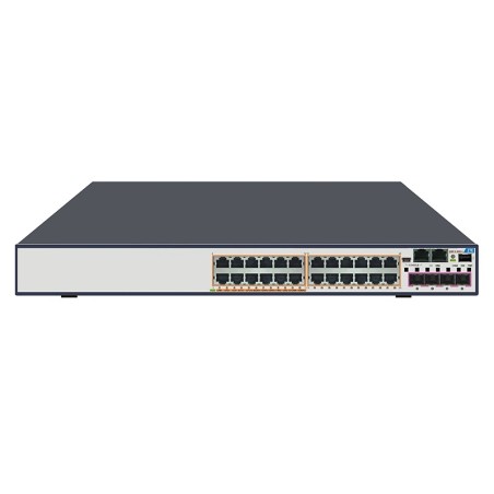 ZTE Switch Stackable Layer 3 PoE 24x Gigabit RJ45 + 4x Combo 1GB SFP/10GB SFP+ slot und 1x 360 Watt Netzteil - 146949 - 1