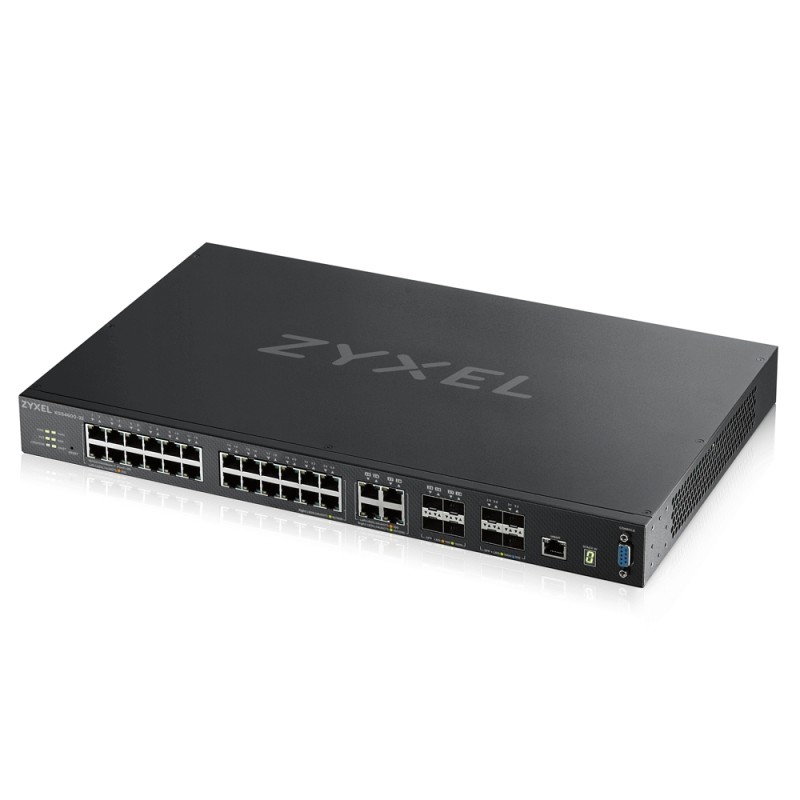 Zyxel Switch full managed Layer3 52 Port &bull 48x SFP &bull 4x SFP+ &bull 19" &bull NebulaFlex Pro &bull XGS4600-52F - 148935 -