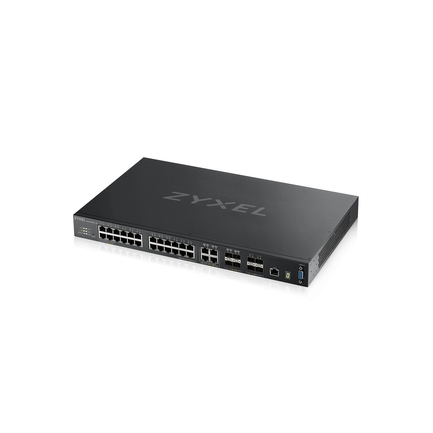 Zyxel Switch full managed Layer3 52 Port &bull 48x SFP &bull 4x SFP+ &bull 19" &bull NebulaFlex Pro &bull XGS4600-52F - 148935 -