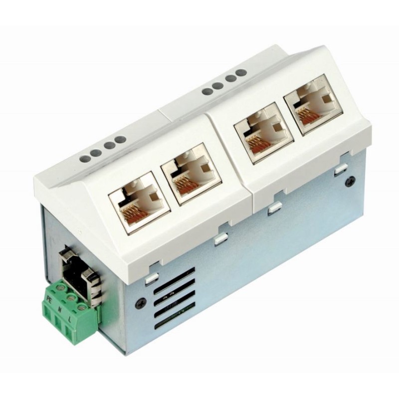 Microsens 5 Port Fast Ethernet Installations-Switch, 5 x RJ45, MS450330M-G6+ - 150667 - 1