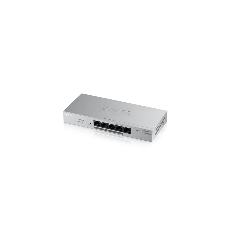 Zyxel Switch smart managed Layer2 5 Port &bull 5x 1 GbE &bull Desktop &bull Lüfterlos &bull GS1200-5 - 151229 - 1