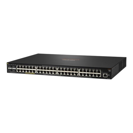 HP Switch 1000Mbit, 48xTP, 4xSFP/SFP+-Slot, 2930F-48G-PoE+-4SFP+, 740W, - 154503 - 1