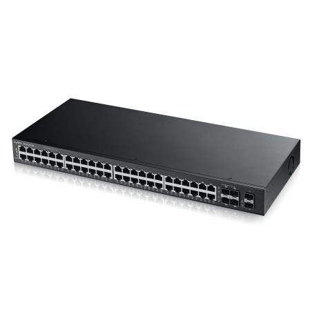 Zyxel Switch smart managed Layer2 50 Port &bull 44x 1 GbE &bull 4x 1 Gb Combo &bull 2x SFP &bull 19" &bull NebulaFlex &bull GS19