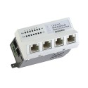 Microsens Installationswitch GBE 6 Port, horizont. Einbau, 4xRJ45, 2xSFP, PoE+, MS440207PM-48G6+ - 158285 - 1