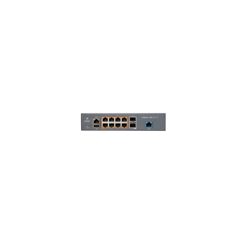 Cambium Switch full managed Layer2/3 10 Port &bull 8x 1 GbE &bull PoE Budget 100 Watt &bull 8x PoE at &bull 2x SFP &bull 10? &bu