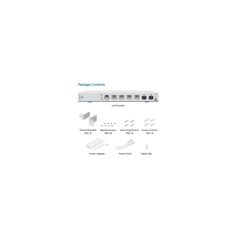Ubiquiti UniFi Switch / 4 Port / 60W per Port / PoE++ / 2 SFP+ / US-XG-6POE - 159848 - 3