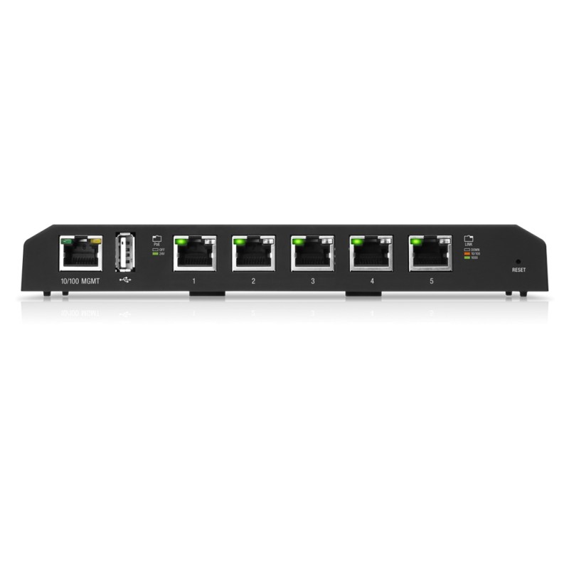Ubiquiti EdgeSwitch 5 / Pro / 5 Gigabit RJ45 Ports / 24V Passive POE / ES-5XP - 161537 - 1