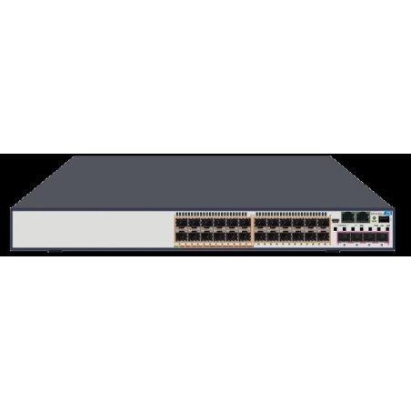 ZTE Switch Stackable Layer 3 24x SFP ports and 4x Combo 1GB SFP/10GB SFP+ slot and 1x power supply - 167987 - 1