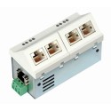 Microsens 5 Port Fast Ethernet Installations-Switch, 5 x RJ45, 1x 100FX ST, MS450340M-G6+ - 172827 - 1