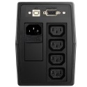 Effekta Line-Interaktive-USV, 800VA, USB/RS232, PVC-Gehäuse, Office 800, Lüfterlos, - 136999 - 1
