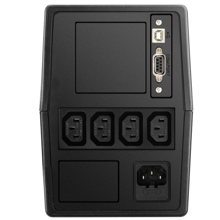 Effekta Line-Interaktive-USV,1000VA, USB/RS232, PVC-Gehäuse, Office 1000, Lüfterlos, - 137001 - 1