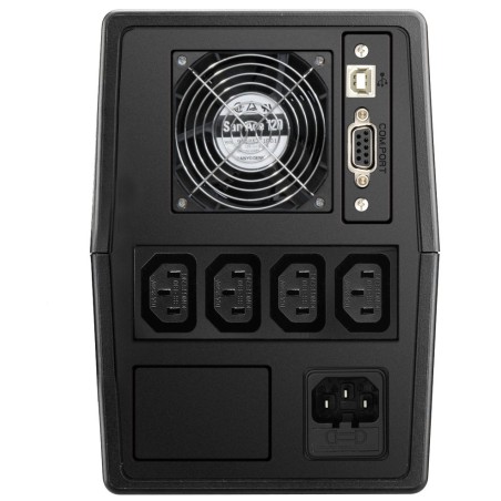 Effekta Line-Interaktive-USV,2000VA, USB/RS232, PVC-Gehäuse, Office 2000, - 137003 - 1