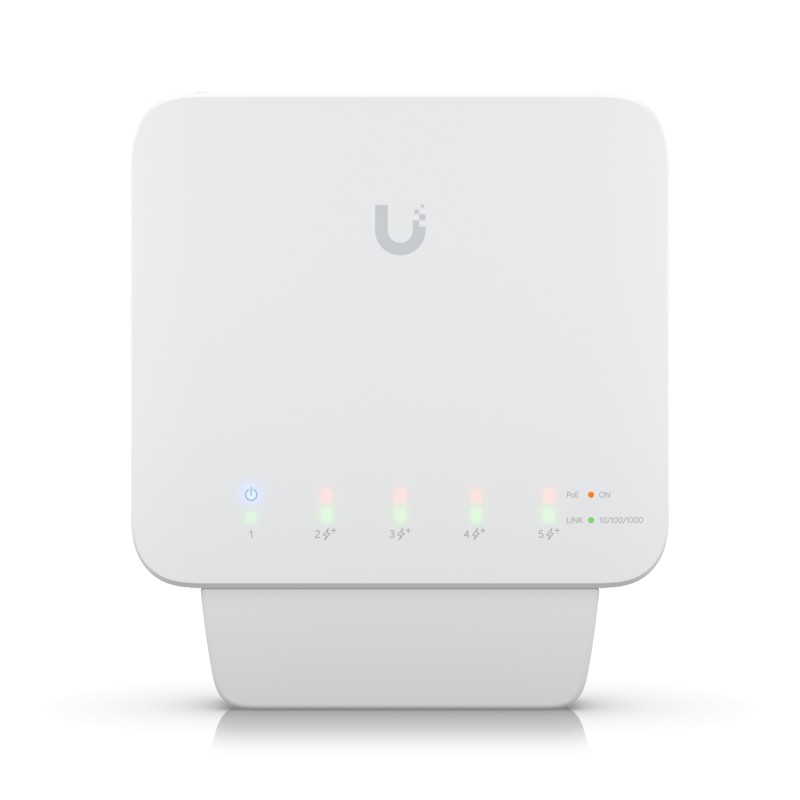 Ubiquiti UniFi Switch Flex / Input 1x POE++ / Output 4x POE+ / up to15W per Port* / USW-Flex - 177181 - 4