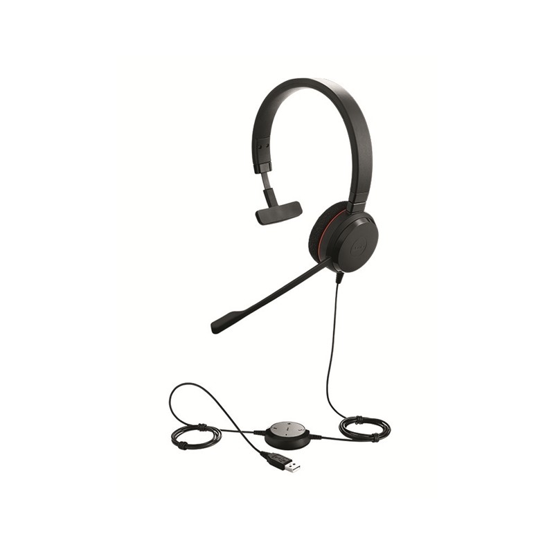 Jabra Evolve 20 Headset Mono USB MS - 115225 - 2